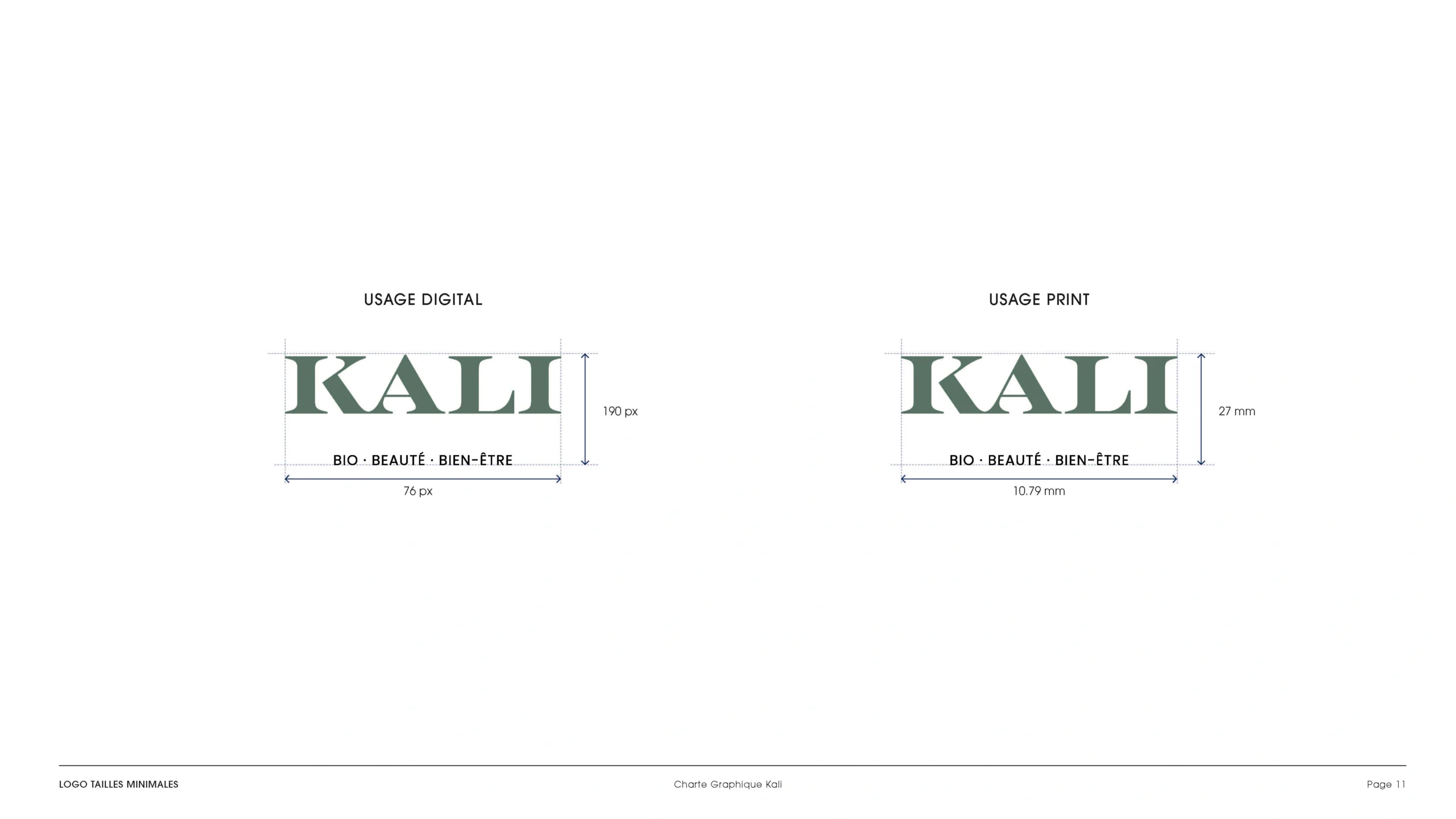 Projet KALI — design graphique par Hugo Giorgi