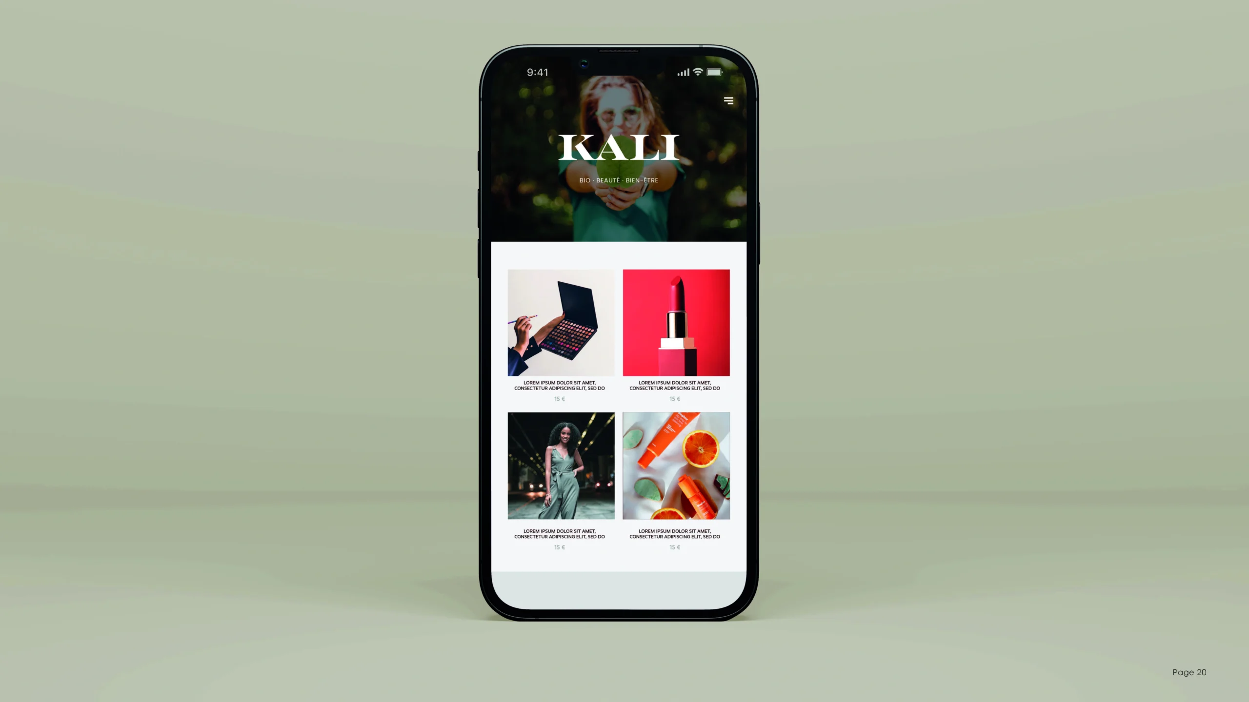 Projet KALI — design graphique par Hugo Giorgi