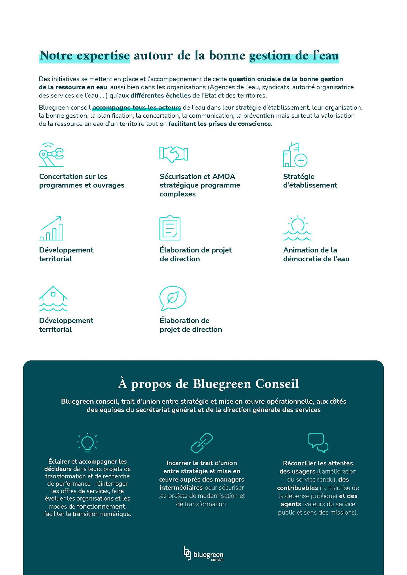 BlueGreen – Conseil