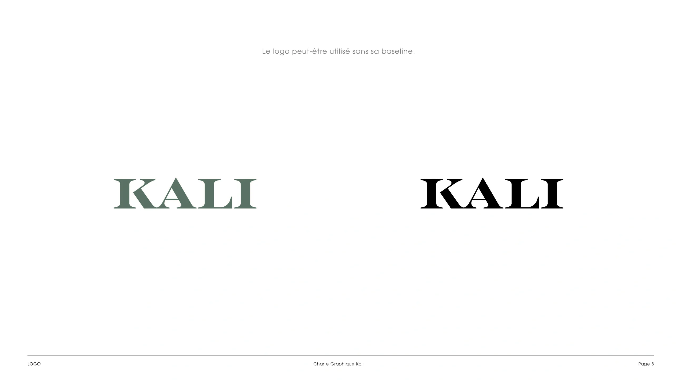 Projet KALI — design graphique par Hugo Giorgi