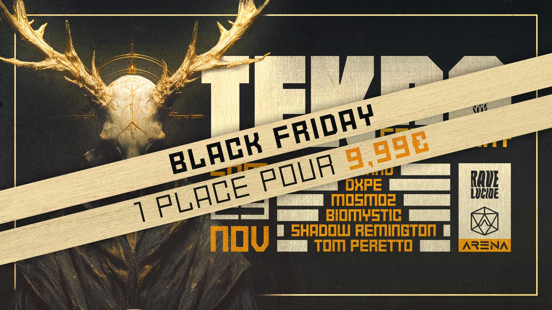 Projet TEKNO SANCTUARY#4 — design graphique par Hugo Giorgi