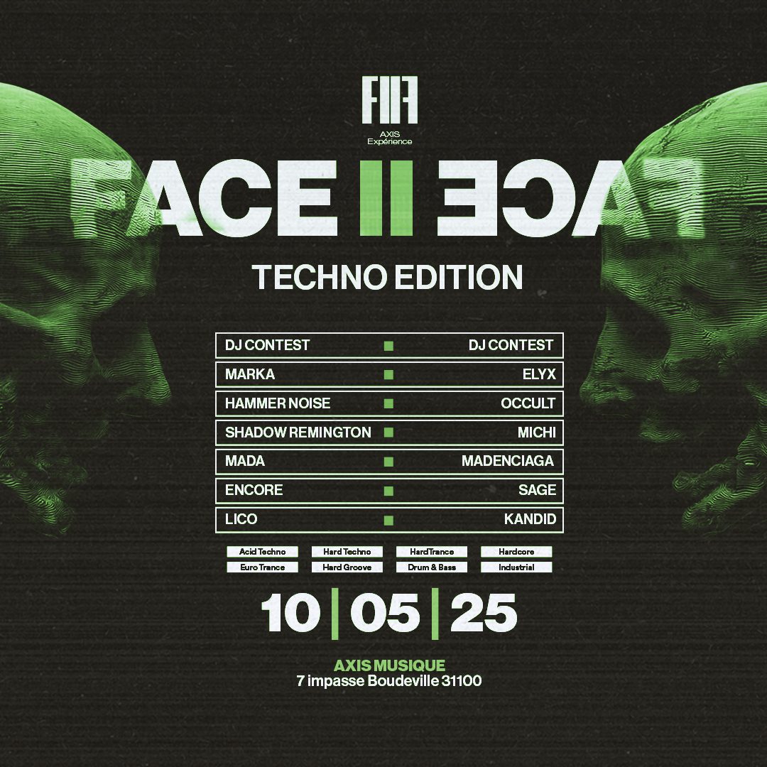 Projet FACE II FACE — design graphique par Hugo Giorgi