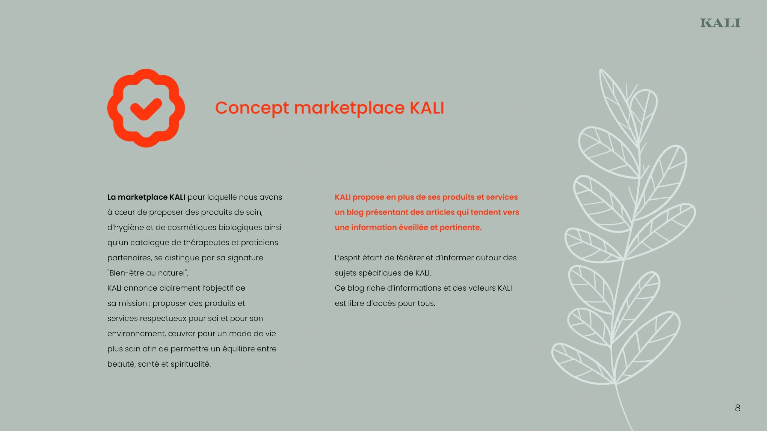 Projet KALI — design graphique par Hugo Giorgi
