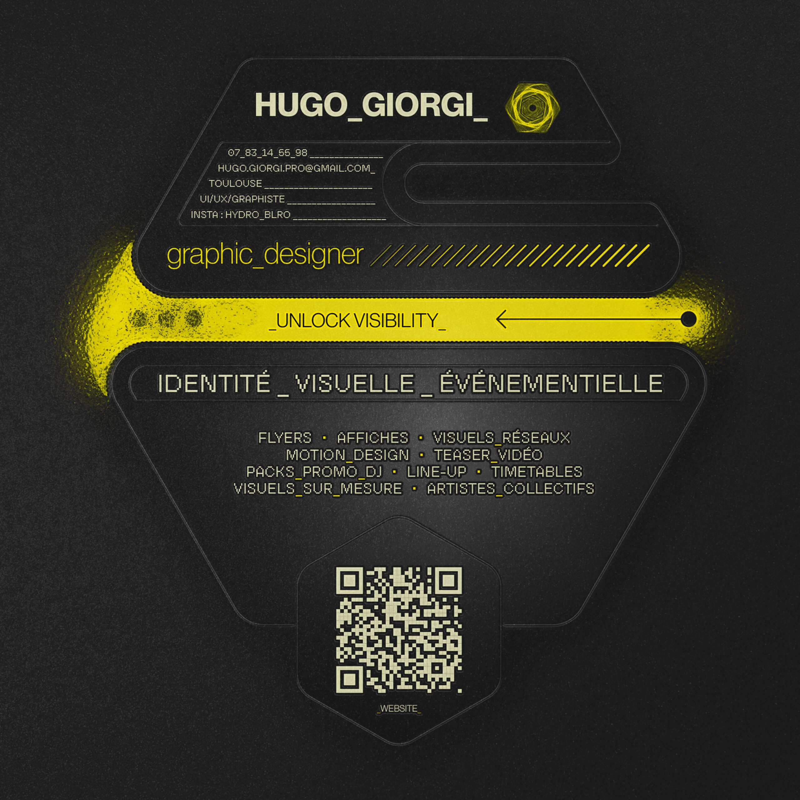 Projet Projets divers — design graphique par Hugo Giorgi