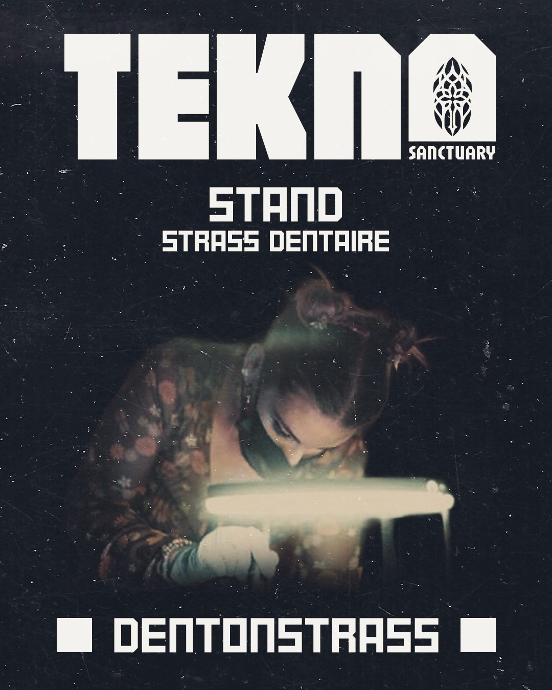 Projet TEKNO SANCTUARY#3 — design graphique par Hugo Giorgi