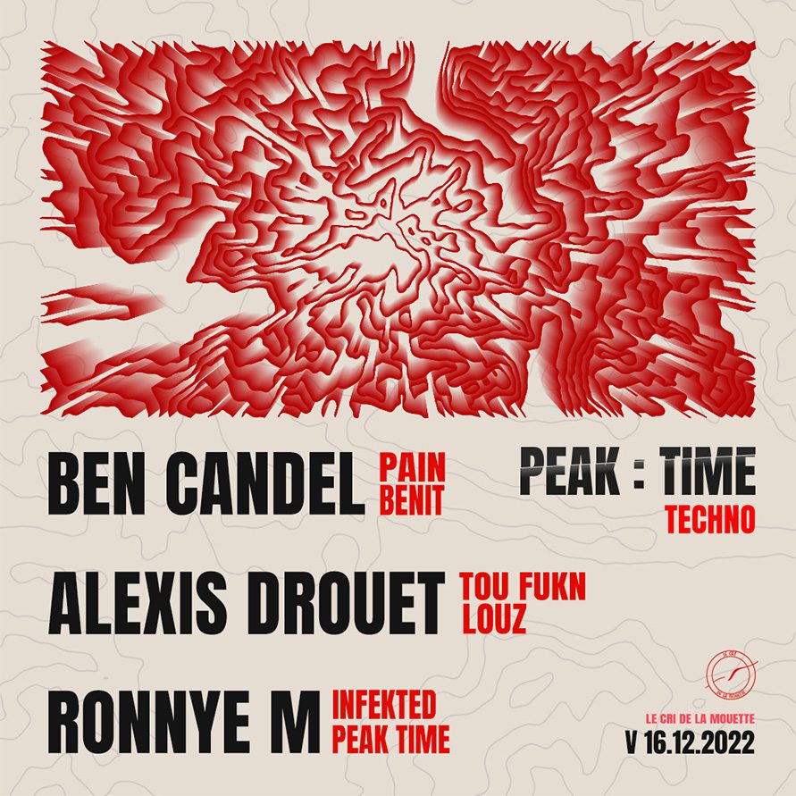 Projet PEAK : TIME — design graphique par Hugo Giorgi