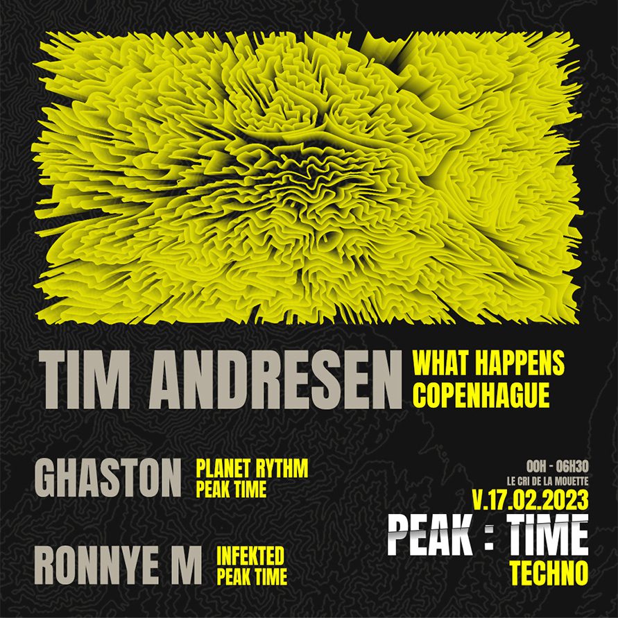 Projet PEAK : TIME — design graphique par Hugo Giorgi
