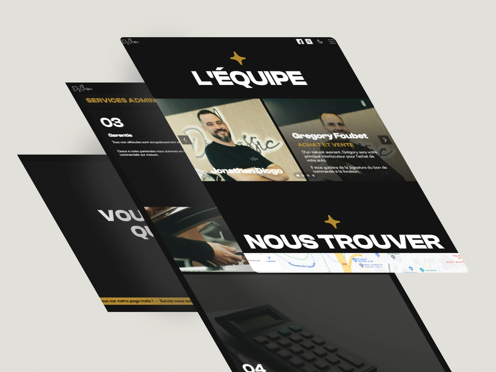 Projet DG CLASSIC — design graphique par Hugo Giorgi